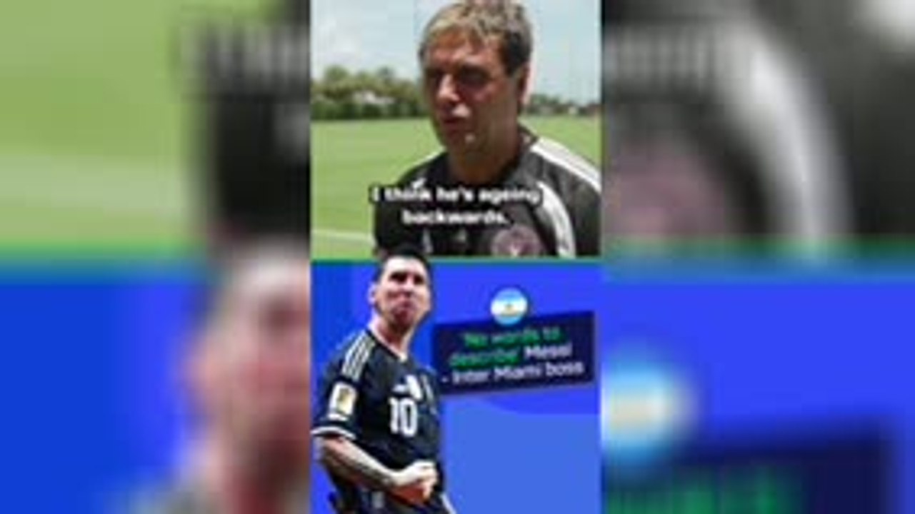 ‘Aren’t enough words’ to describe Messi – Hoyos