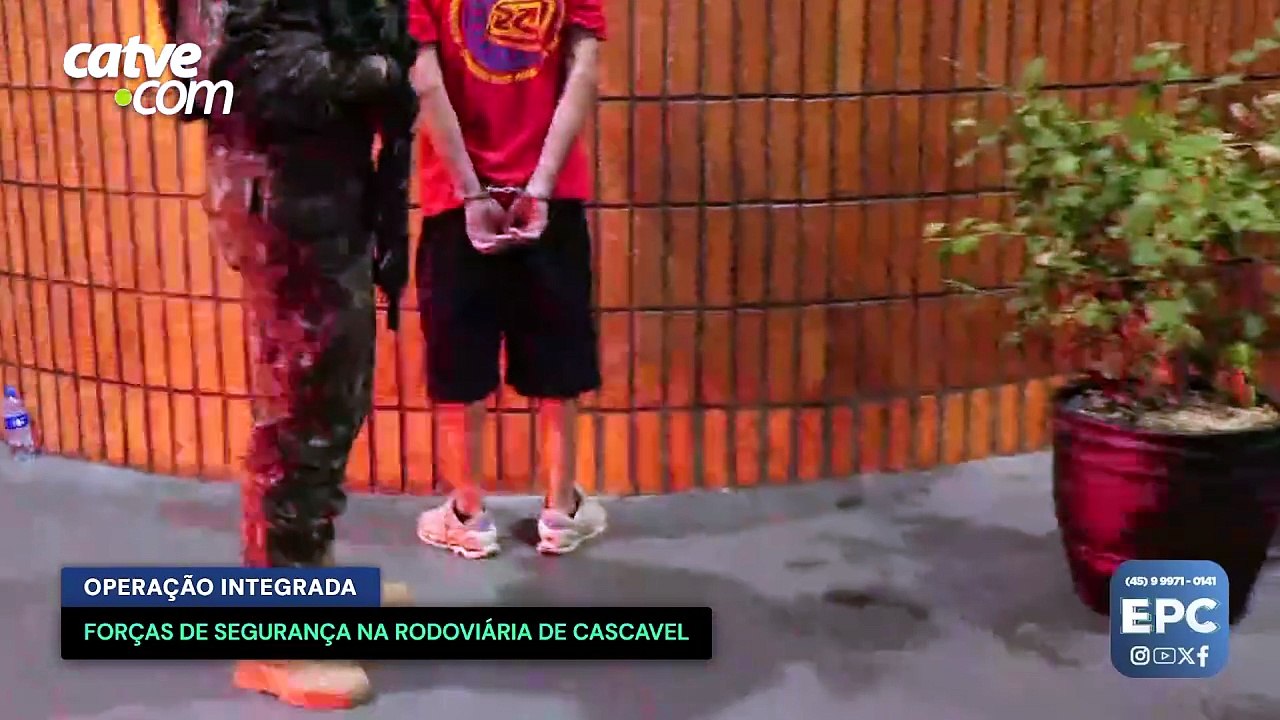 Operação Ágata realiza fiscalização contra crimes na rodoviária de Cascavel