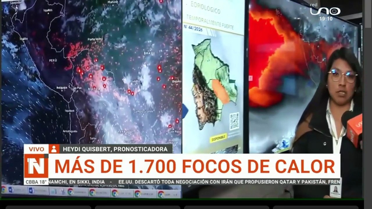 Más de 1.700 focos de calor