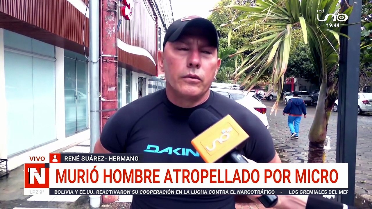 MURIÓ HOMBRE ATR0PELLAD0 POR UN MICRO