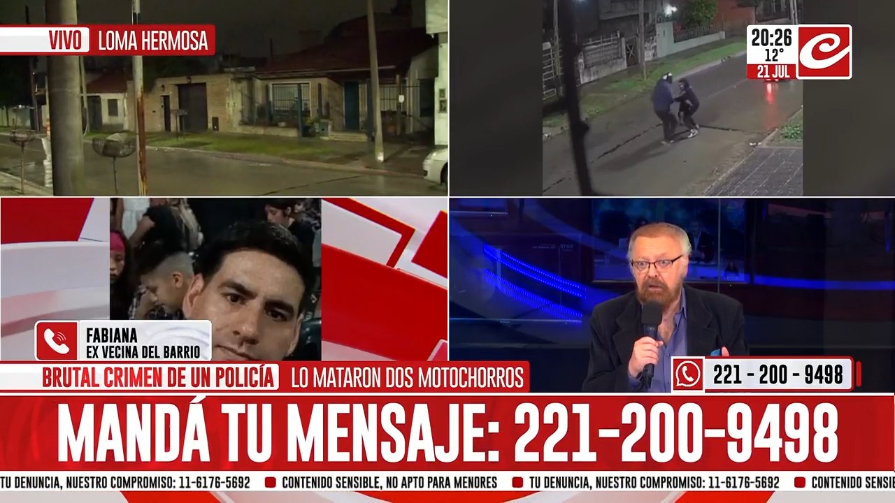 Brutal crimen de un policía: lo mataron dos motochorros