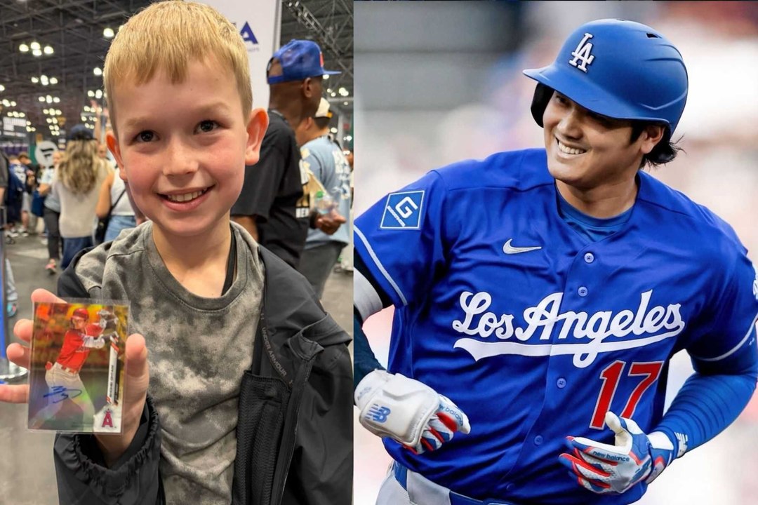 Niño encuentra una tarjeta de Shohei Ohtani valuada en $8,000 tras gastar solo 75 centavos