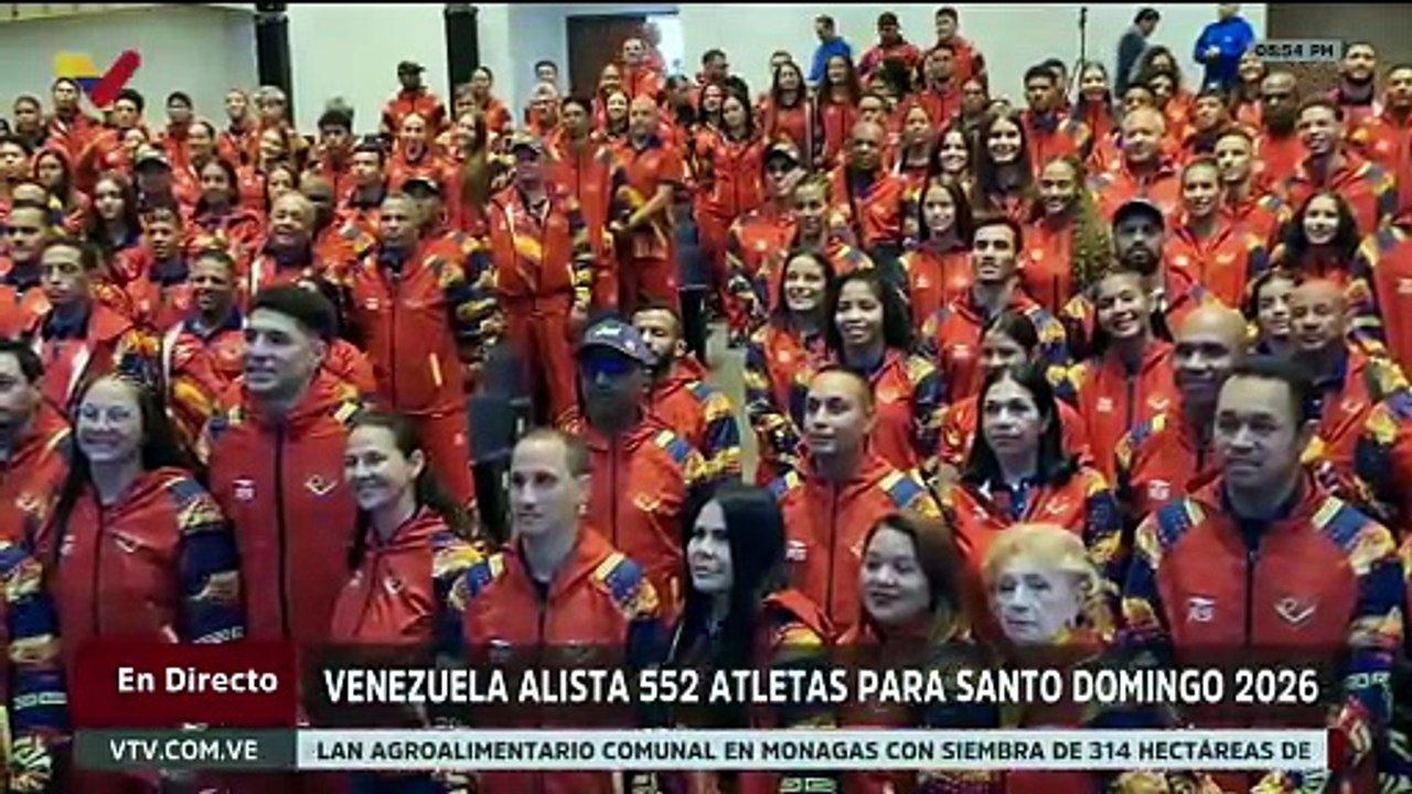 Venezuela está lista para conquistar Santo Domingo 2026 con 552 atletas