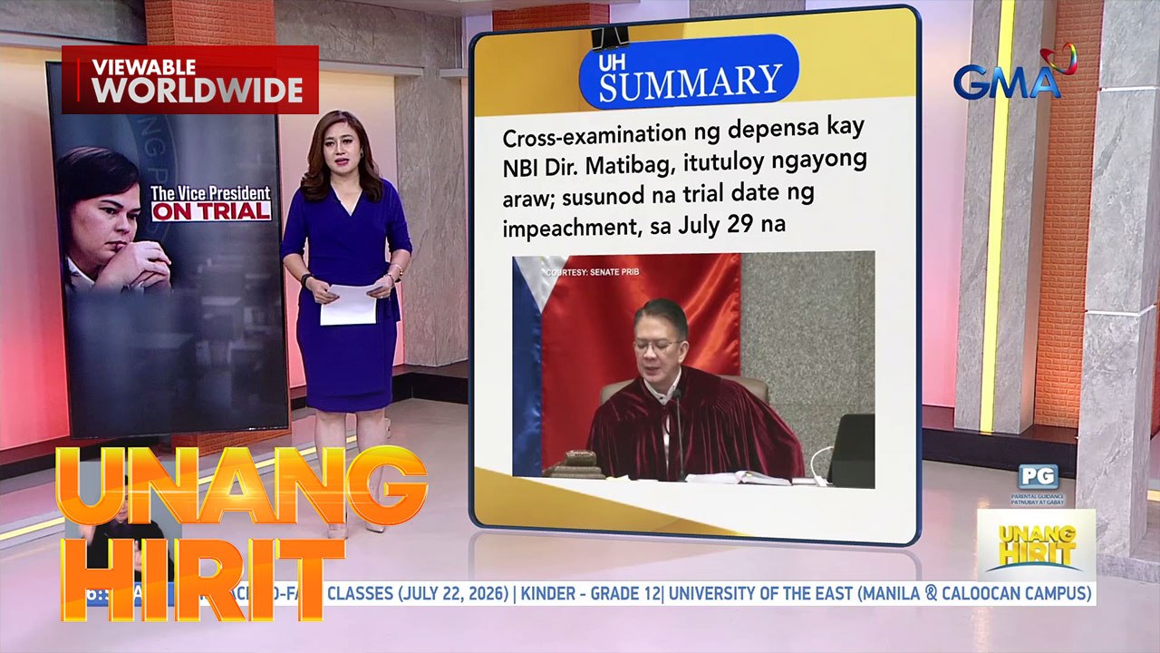 UH Summary - Day 8 ng impeachment trial ni VP Sara Duterte | Unang Hirit