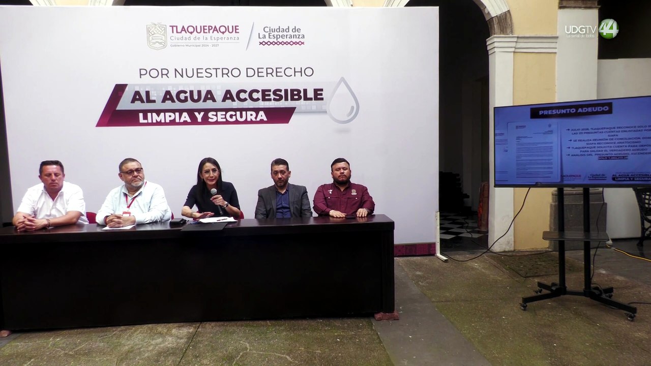 Tlaquepaque reconoce 7.6 millones de pesos de deuda con SIAPA