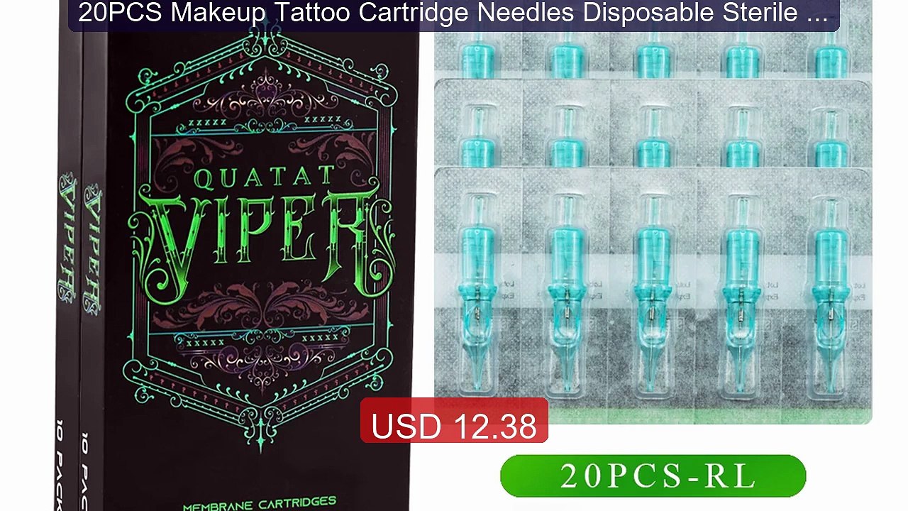 20PCS Makeup Tattoo Cartridge Needles Disposable Sterile Round... -- Best Buy 2026 | Great Quality!