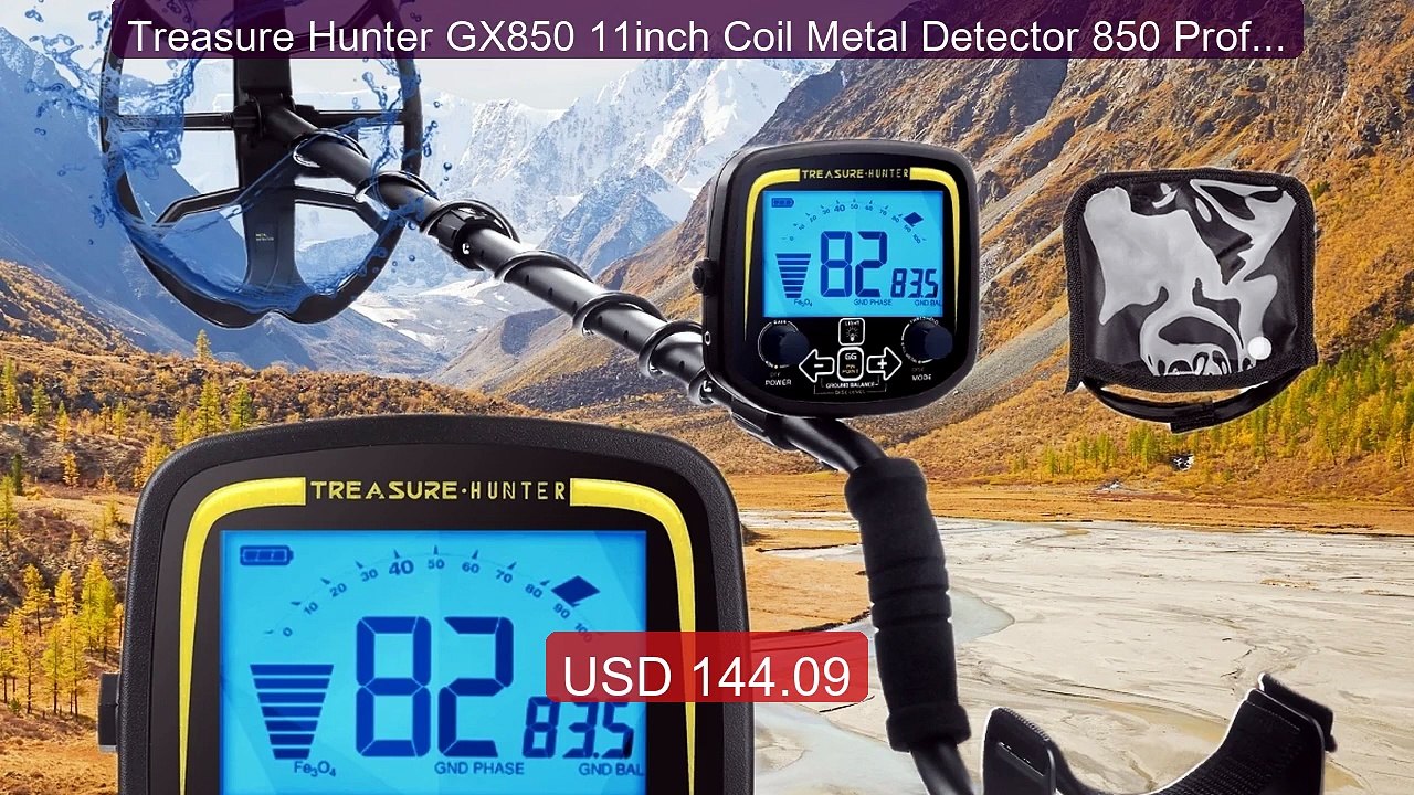 Treasure Hunter GX850 11inch Coil Metal Detector 850 Professio... -- Best Buy 2026 | Great Quality!