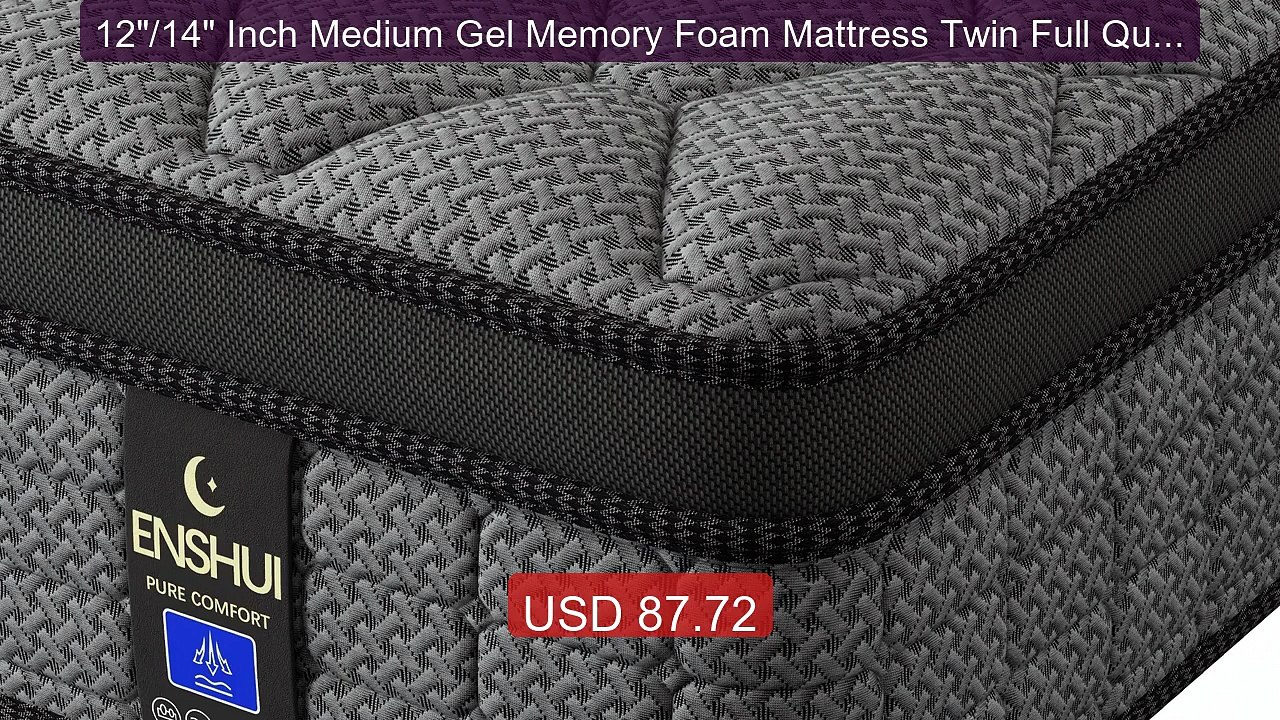 12"/14" Inch Medium Gel Memory Foam Mattress Twin Full Quee... -- Top Pick 2026 | Unbeatable Price!