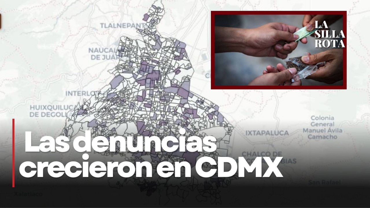 ¿Dónde aumentaron las denuncias por venta de drogas y alcohol en la CDMX?
