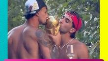 Ferran y Marc Pubill encienden las redes con un "beso"