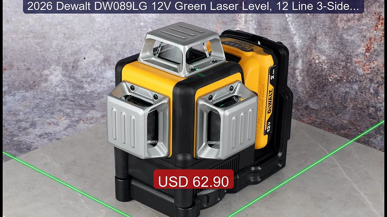2026 Dewalt DW089LG 12V Green Laser Level, 12 Line 3-Sided 360° Ve... -- Best Deal 2026 | Shop Now!