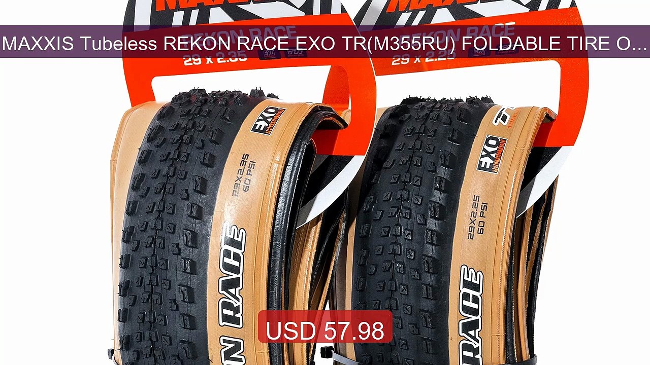 MAXXIS Tubeless REKON RACE EXO TR(M355RU) FOLDABLE TIRE OF BI... -- Amazing Value 2026 | Must Have!