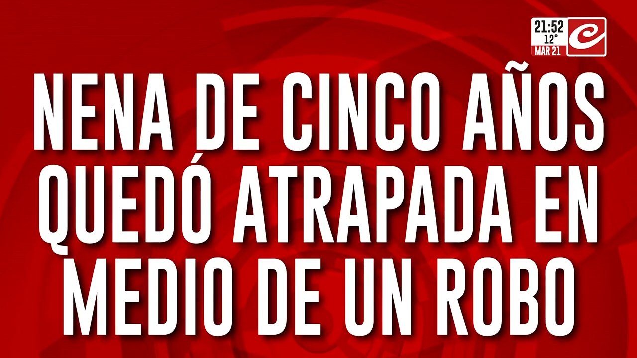 Vecinos hartos de la inseguridad: nena de cinco años quedó atrapada en medio de un robo