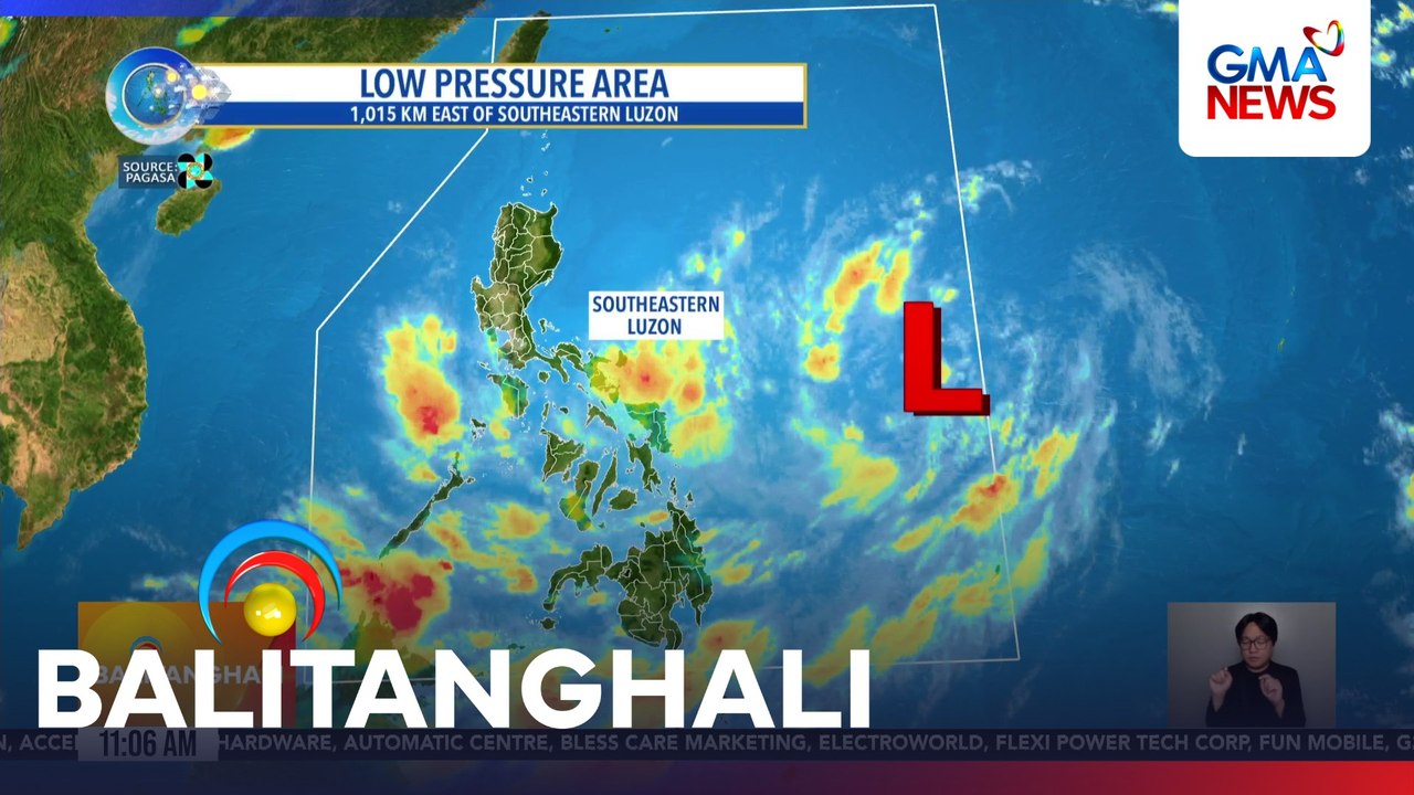PAGASA - LPA na posibleng maging Bagyong Kiyapo, nasa loob na ng PAR | Balitanghali