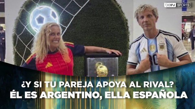 Pareja argentina-española celebra una final del Mundial sin rivalidad | beIN SPORTS USA