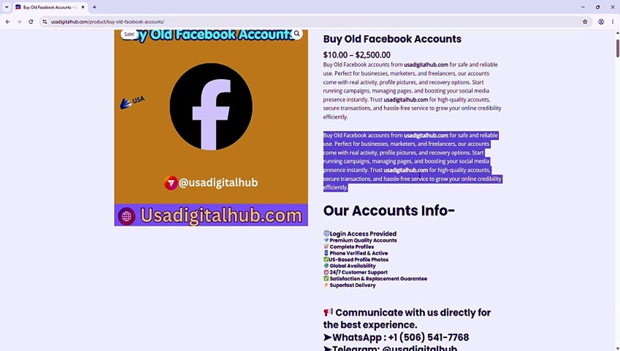 Buy Social Media FB Accounts — A full Updated 2026 Guide