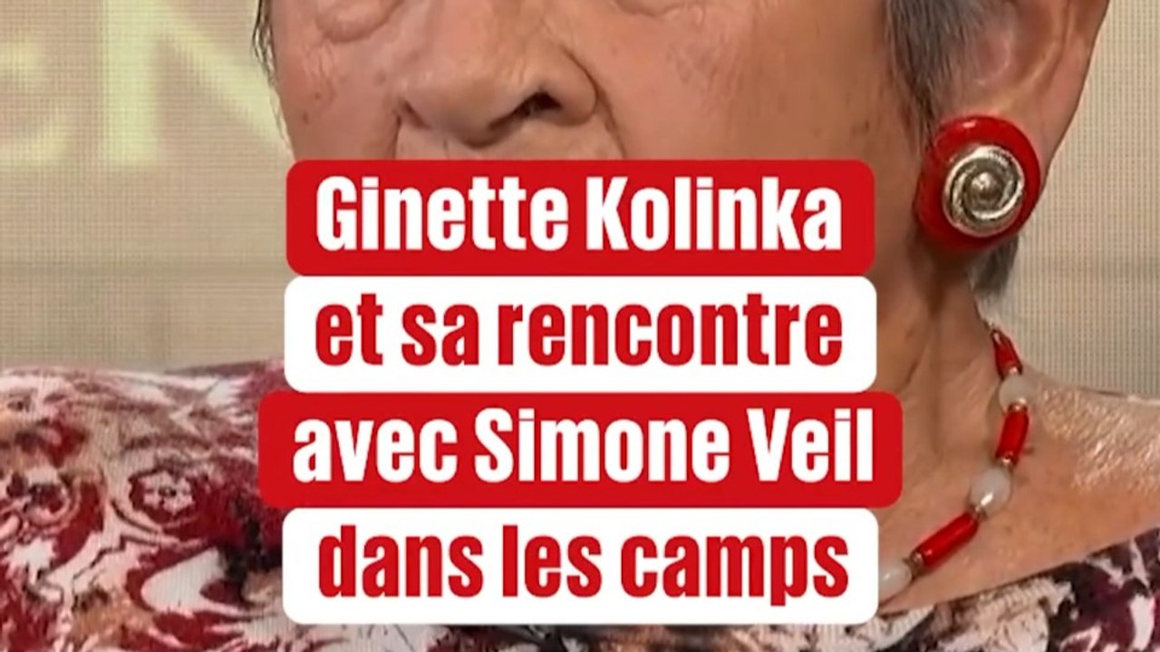 Ginette Kolinka raconte sa rencontre avec Simone Veil dans les camps de concentration