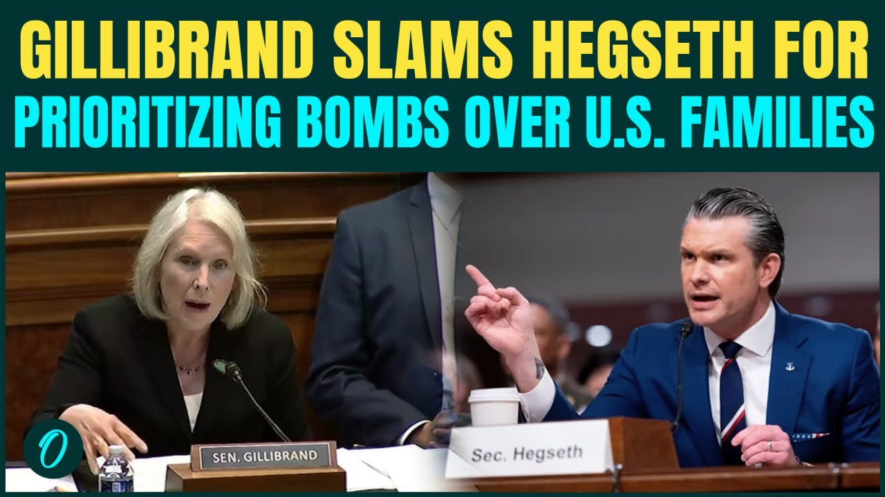 "Families Starve, You Fund Bombs": Gillibrand HAMMERS Hegseth Over Iran War Spending | WATCH