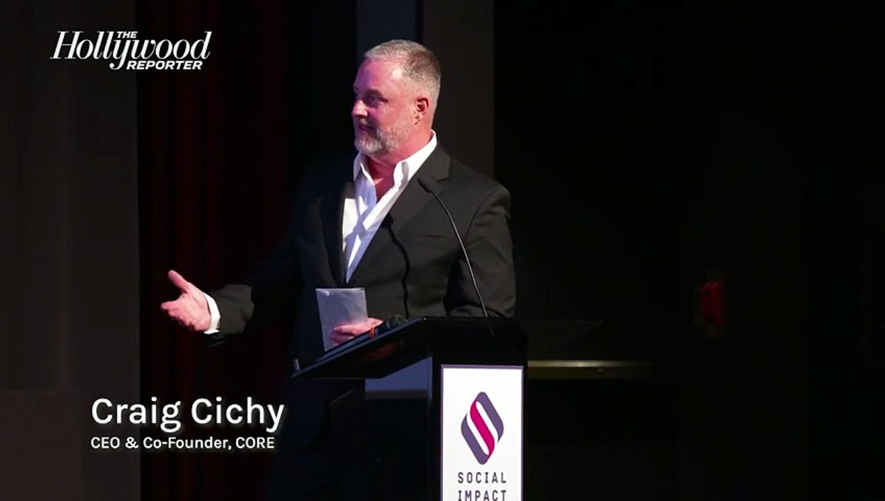 Craig Cichy Presents CORE Co-Founders Sean Penn & Ann Lee $25K Check | Social Impact Fund & THR Social Impact Summit [Full Movie]