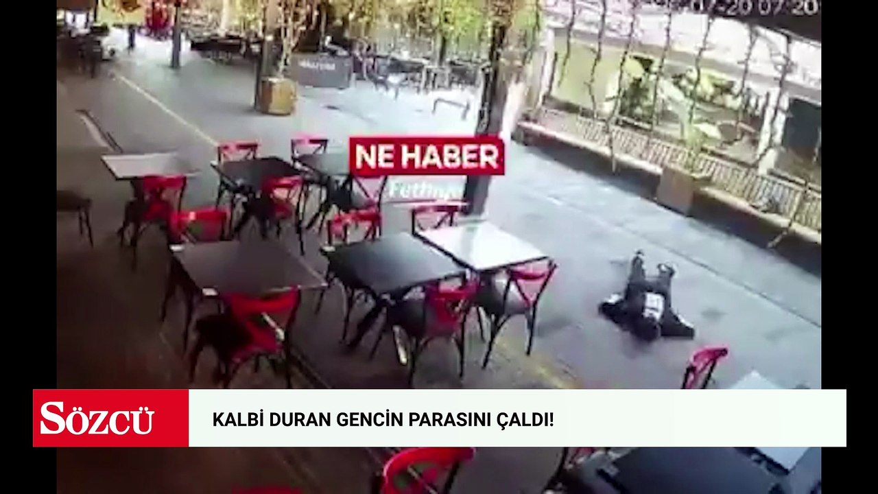 Bu kadarı da olmaz! Kalbi duran gencin parasını çaldı