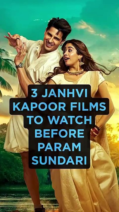 3 Jhanvi Kapoor Movies To Watch Before Param Sundari #movie #jhanvikapoor