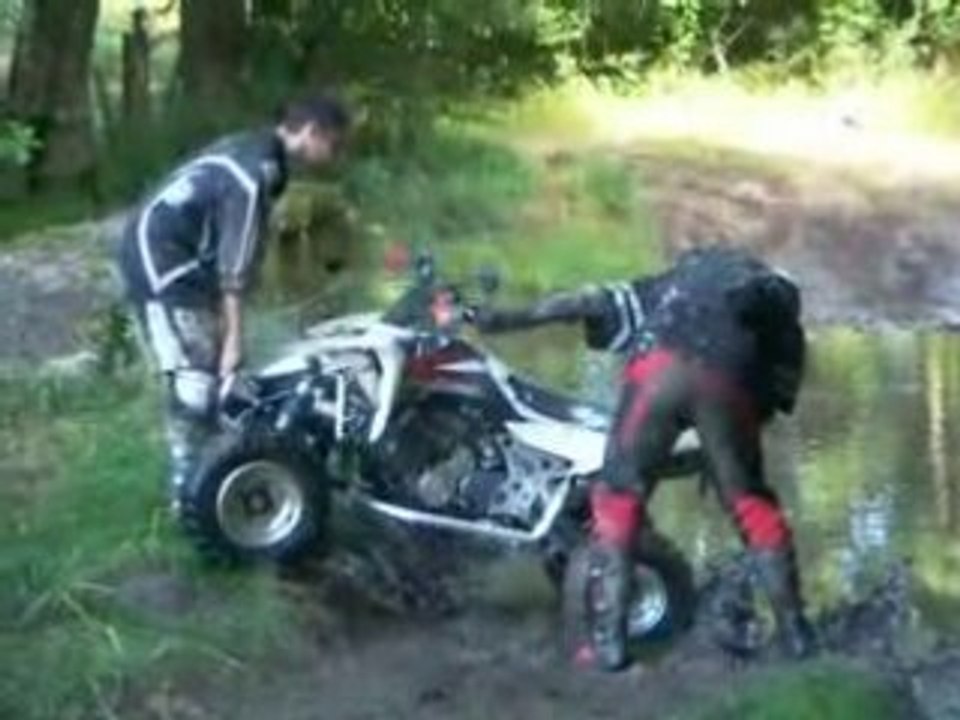 sortie quad entre potes dans l ain