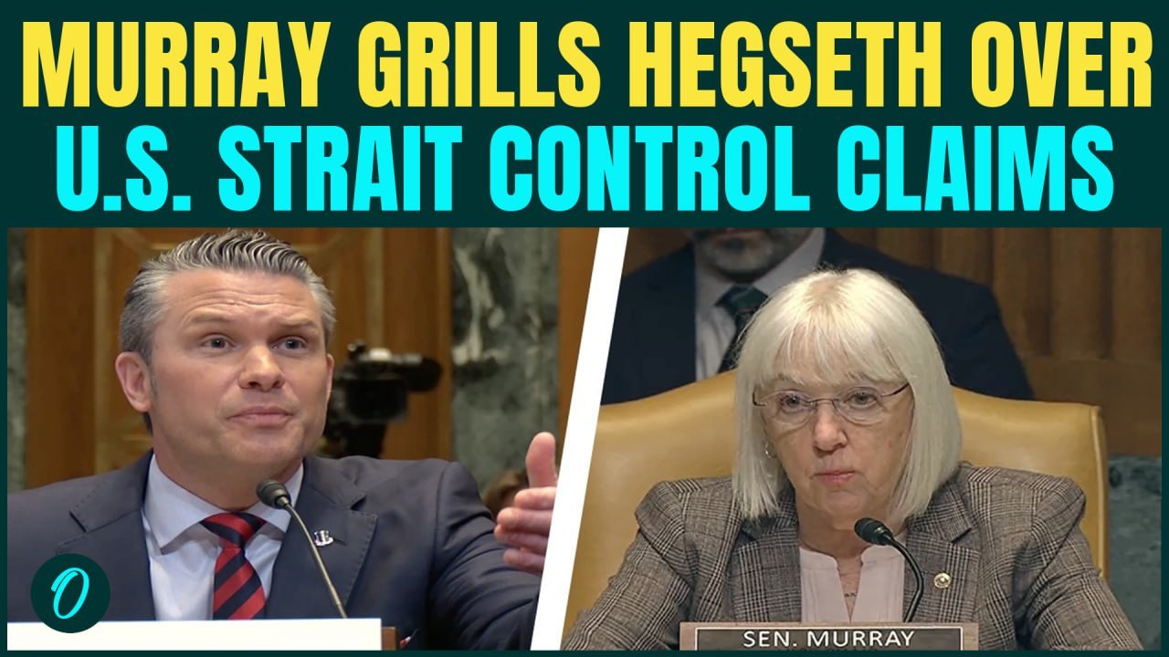 "How Did Iran Halt Shipping?" Murray CONFRONTS Hegseth Over U.S. Hormuz Control Claim