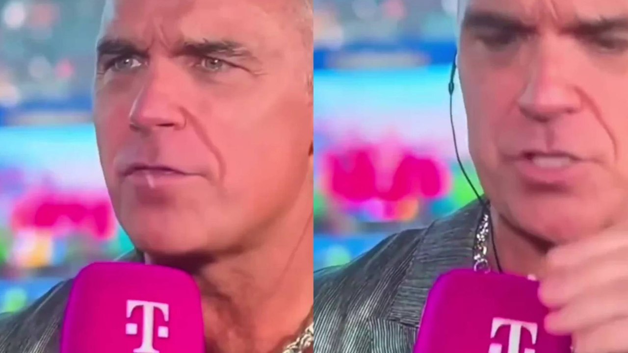 Robbie Williams aclara que la sustancia blanca de su vídeo viral en el Mundial no era cocaína