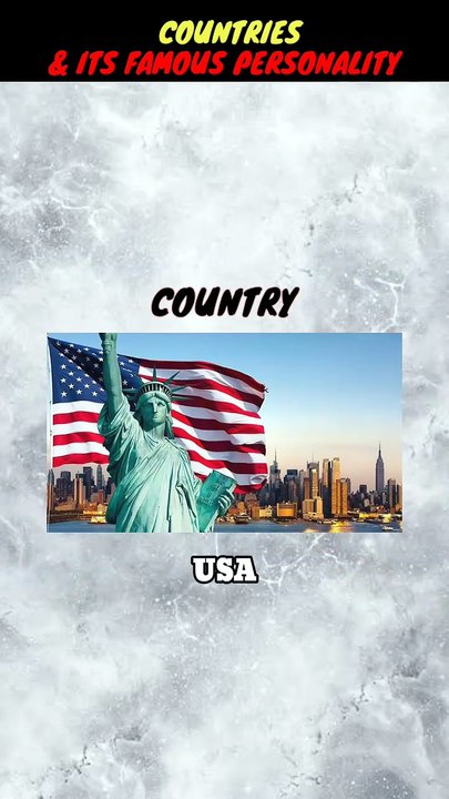Countries and Their Favourite Personalities