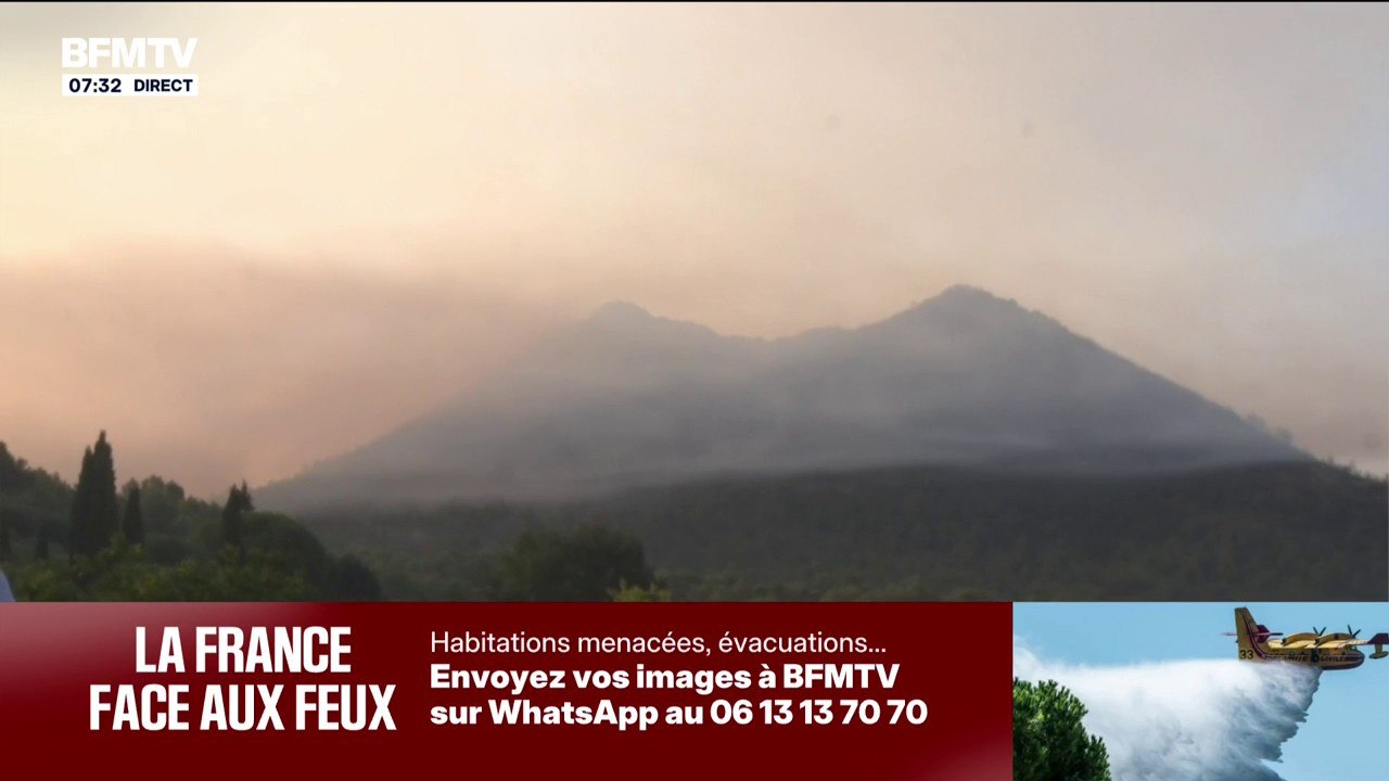 Incendie dans le Var: "L'incendie part d'un petit feu dans un champ cultivé", déclare Frank Panizzi, maire de Pontevès