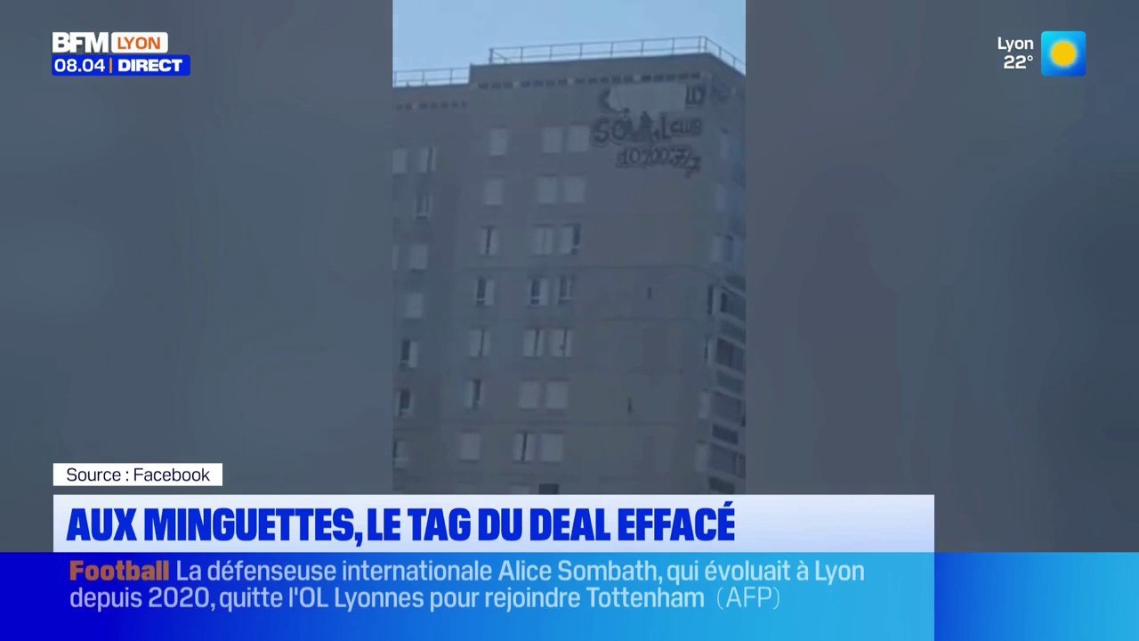 Vénissieux : aux Minguettes, le tag du deal effacé