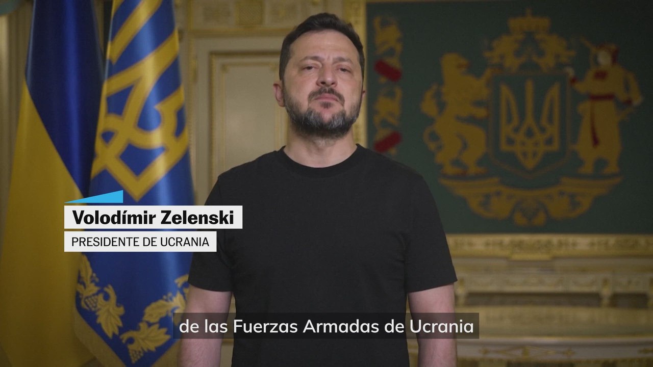 Así Zelenski ha anunciado el relevo al jefe del ejército en Ucrania
