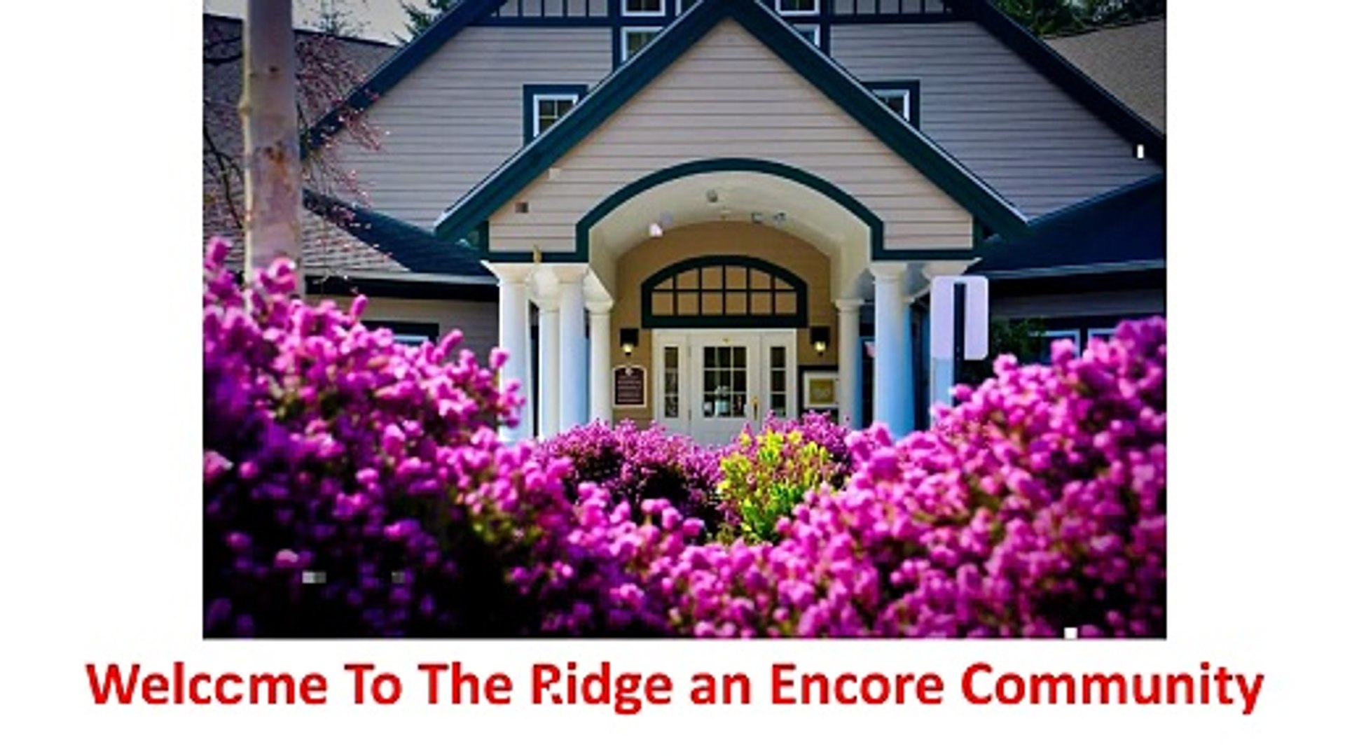 The Ridge an Encore Community - Expert Memory Care For Elders in Silverdale, WA