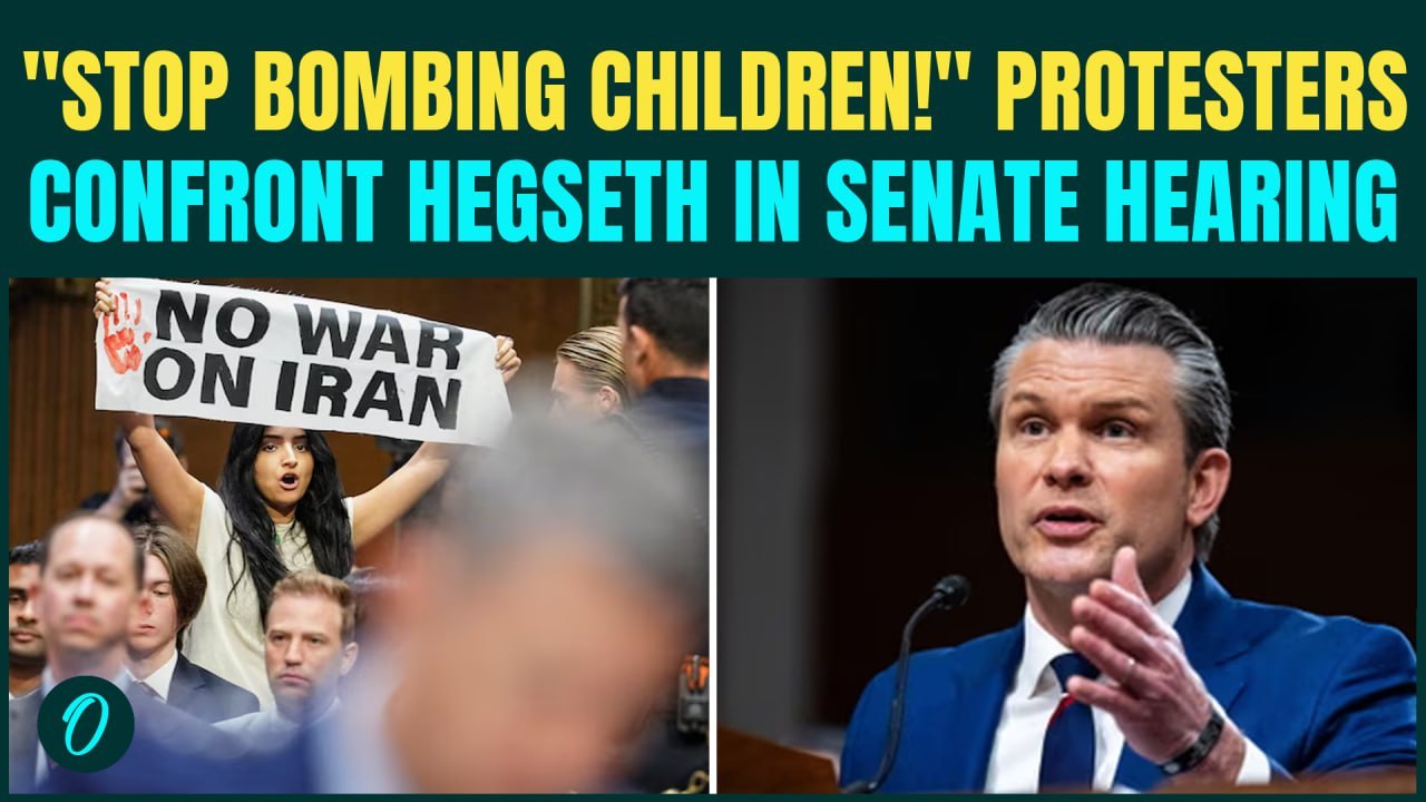 Hegseth HUMILIATED? Protesters BOO Pentagon Chief Over Iran War At Senate Hearing
