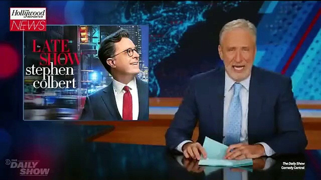 Jon Stewart & Jimmy Fallon Address 'Late Show' Cancellation on Monday Night Shows | THR News Video [Full Movie]