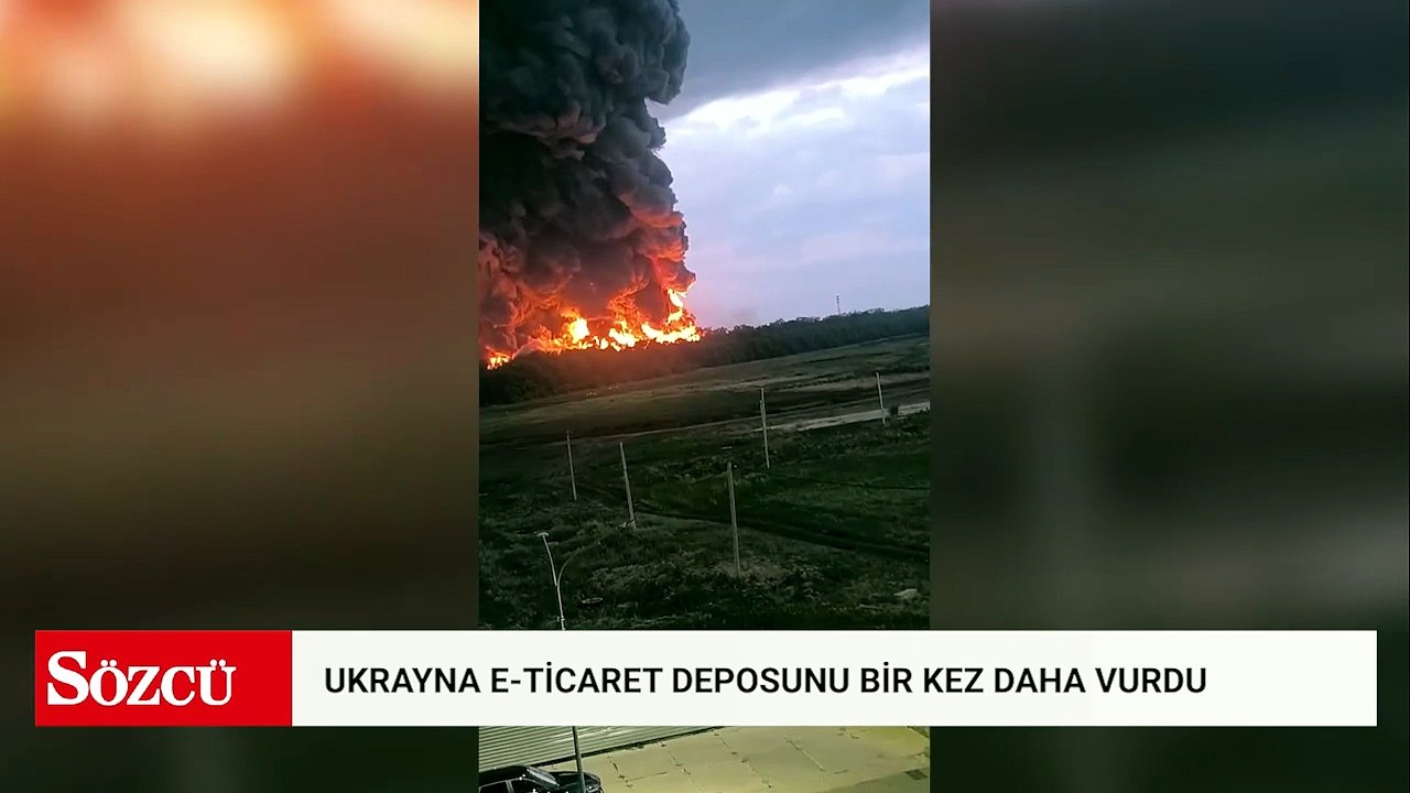 Ukrayna e-ticaret deposunu yeniden vurdu