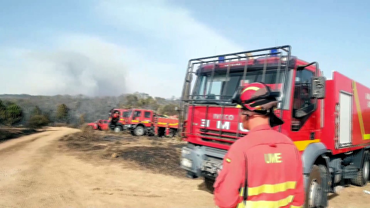 El incendio de Selas (Guadalajara) obliga a evacuar seis localidades
