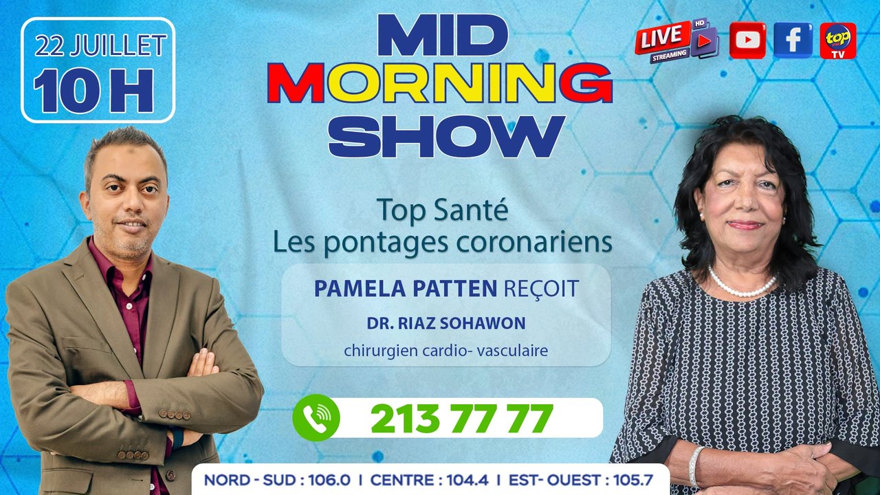 MID MORNING SHOW [ Top Santé ]: Les pontages coronariens