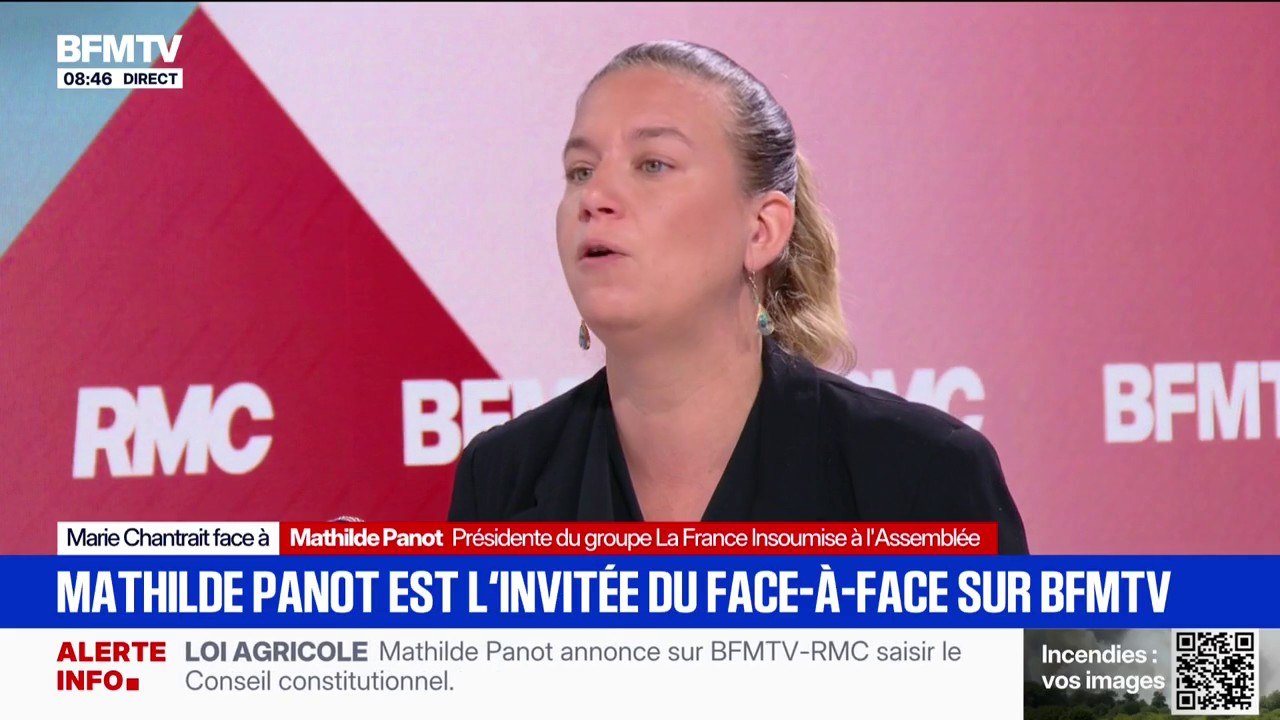 Tests anti-drogue dans les cabinets ministériels: "C'est une mesure anecdotique au vu de l'enjeu", affirme Mathilde Panot, présidente du groupe LFI à l'Assemblée