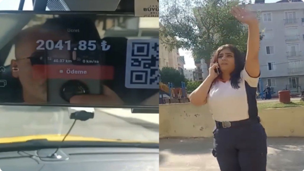 Kadın doktorla taksici arasında ücret gerilimi!