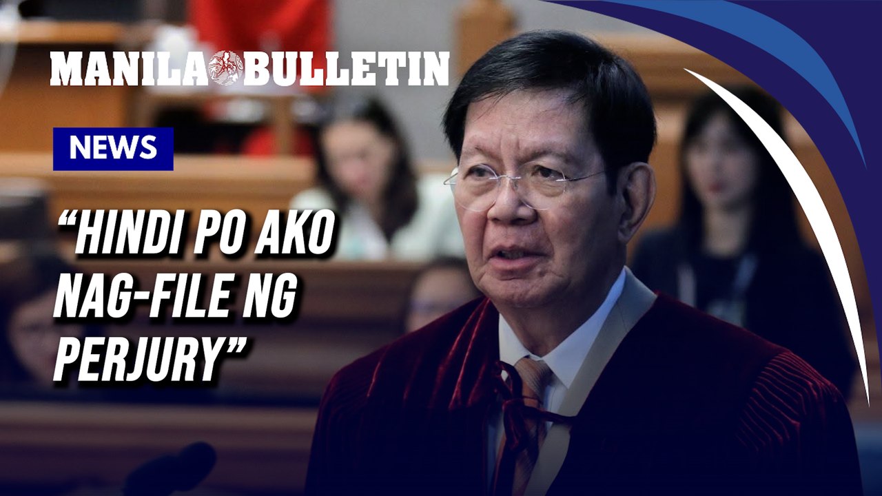 Sen. Ping Lacson responds after being mentioned in Lascañas testimony