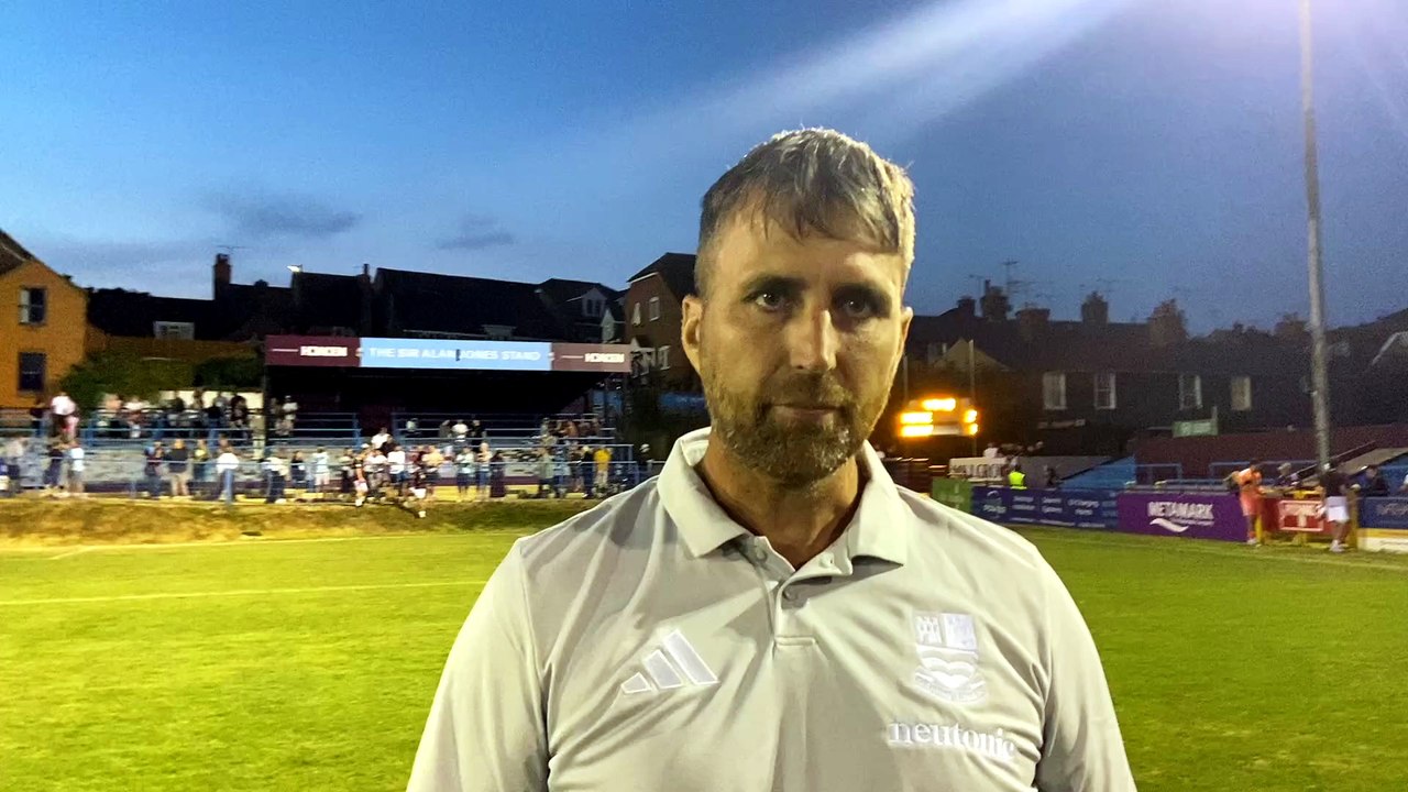 Farnham Town manager Paul Johnson post-Wycombe Wanderers