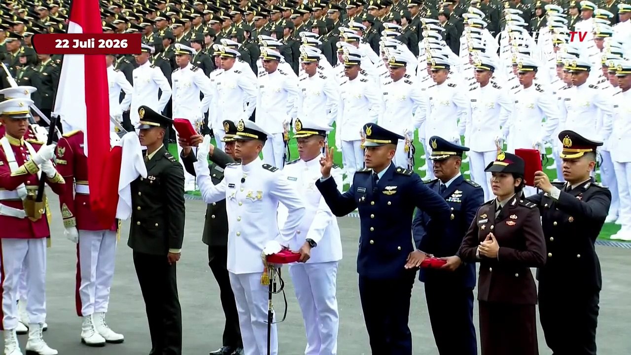 Pimpin Ucap Sumpah! Presiden Prabowo Lantik 1.177 Perwira TNI & Polri di Istana