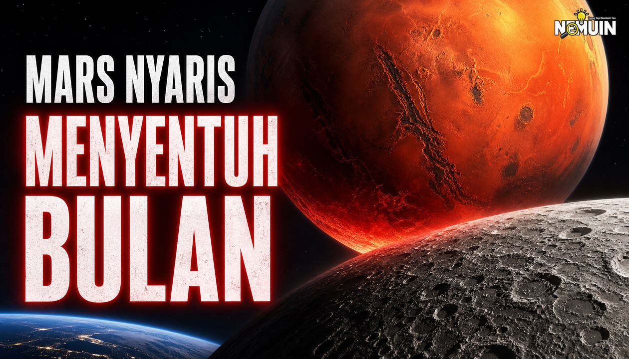 Mars Terlihat Dekat Bulan dari Bumi, Apakah Kedua Benda Langit Itu Akan Bertabrakan?