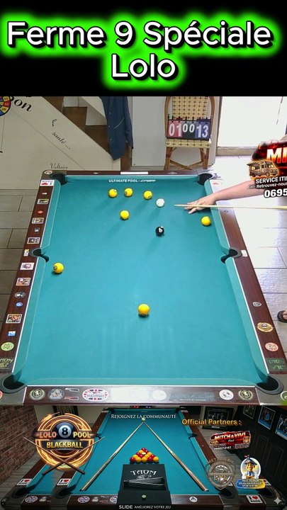 Ferme 9 Spéciale Lolo #8pool #blackball #billard #ultimatepool #pourtoi #fyp #fluxshorts #reels