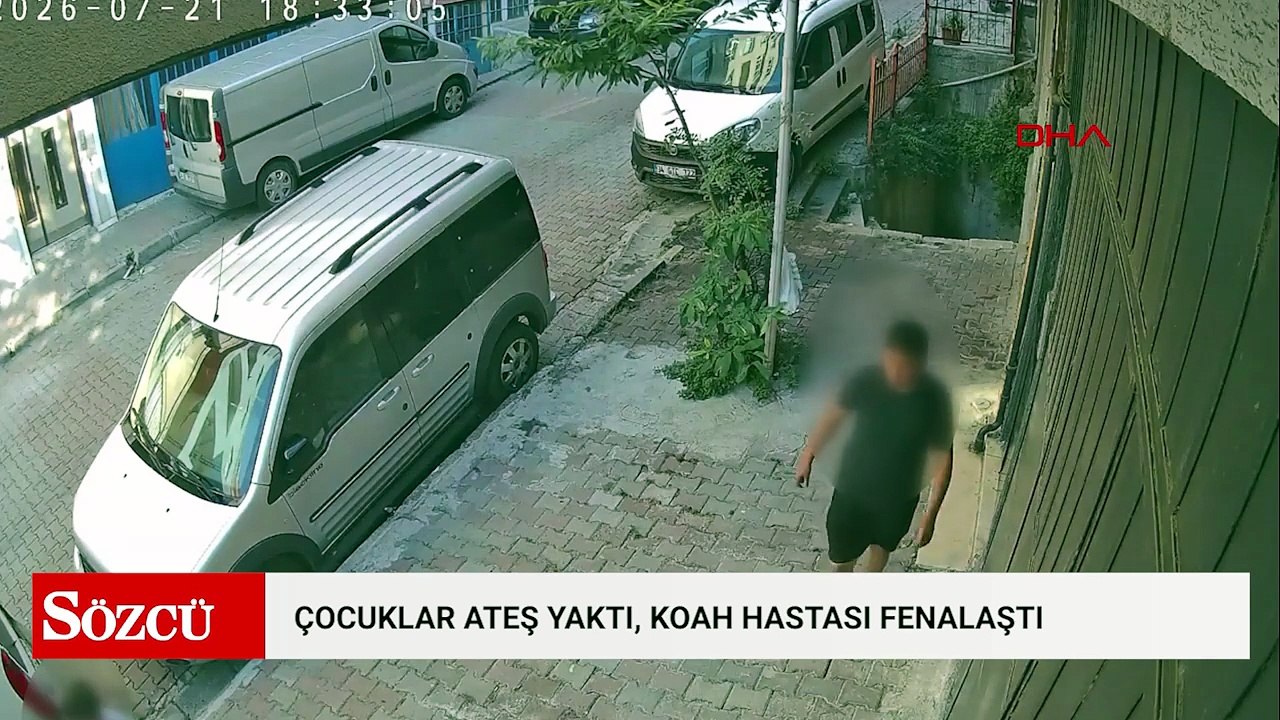 Kağıthane’de çocuklar lastik yaktı: Dumandan etkilenen KOAH hastası kadın hastaneye kaldırıldı