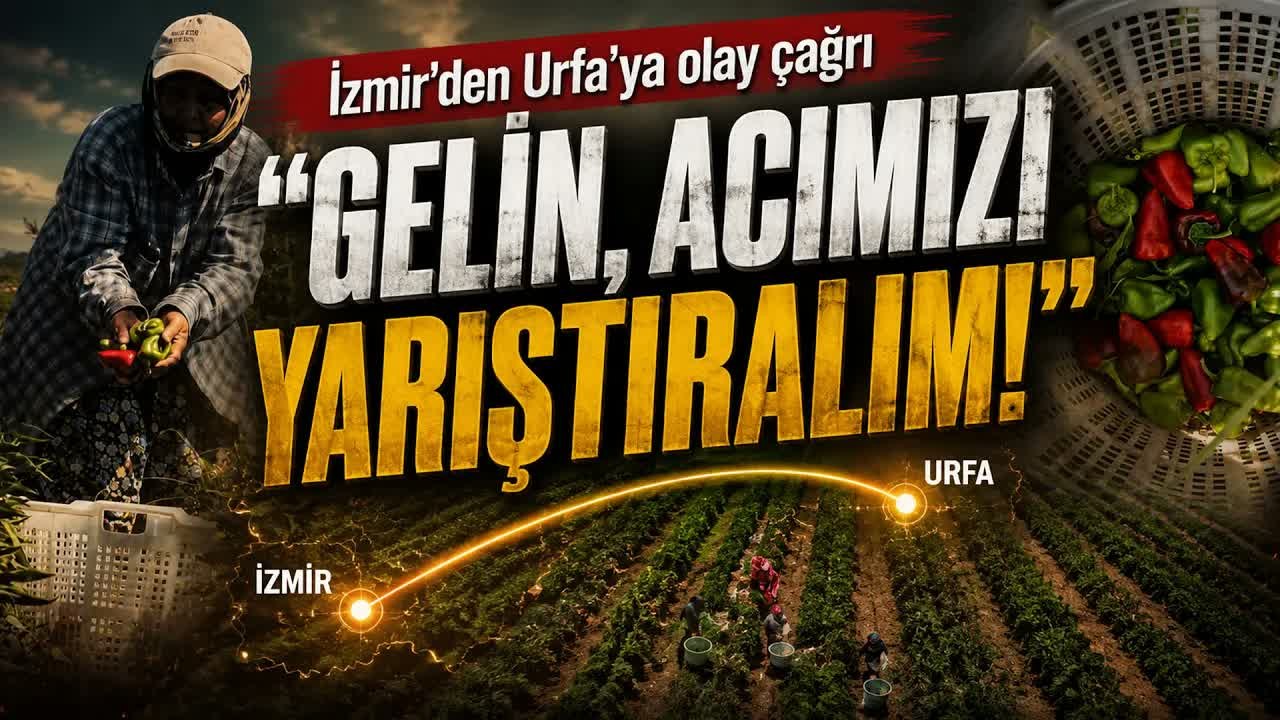 İzmir'in Acı Biberi Urfa'ya Meydan Okudu: "Hangisi Daha Acı?"