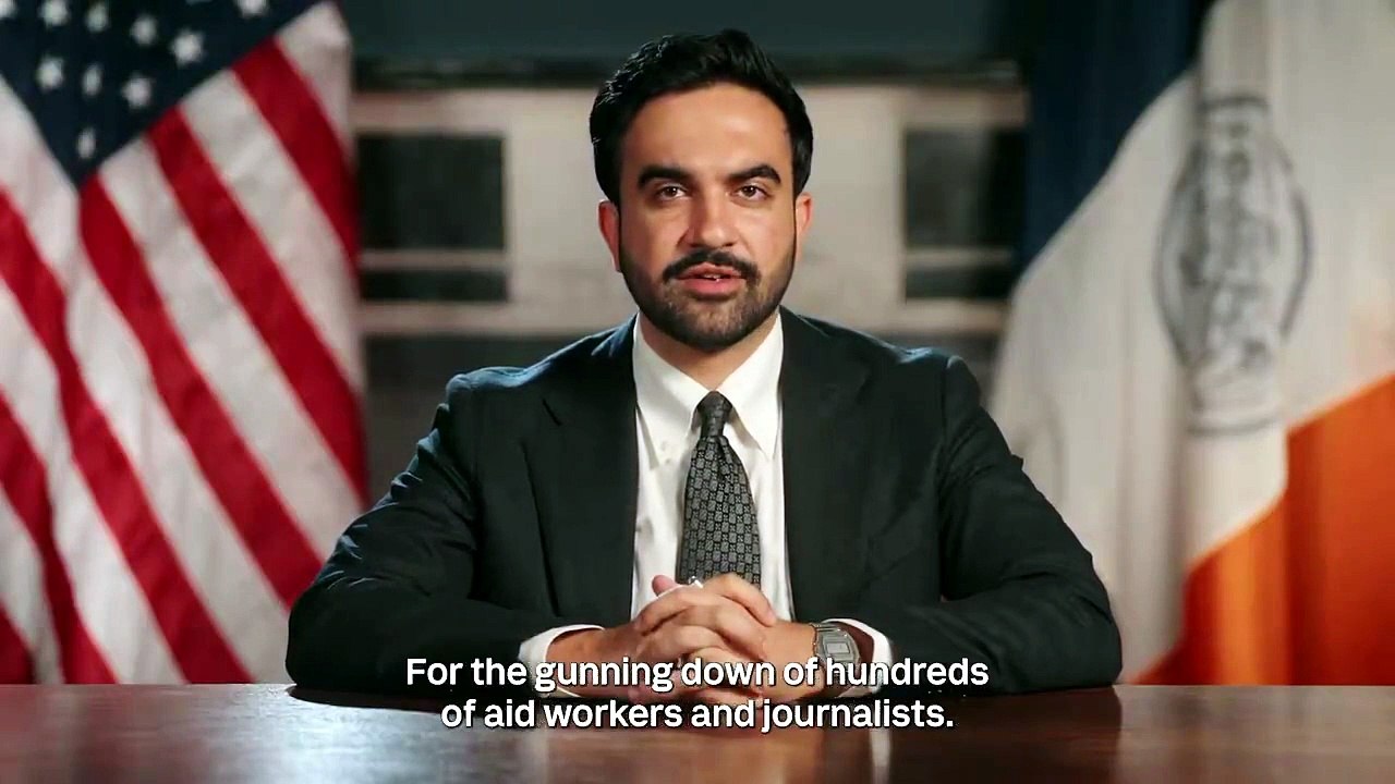 Le nouveau maire de New York City, Zohran Mamdani, demande à la police fédérale américaine d'arrêter Benjamin Netanyahu quand il va venir aux USA: "C'est un criminel de guerre" - Regardez
