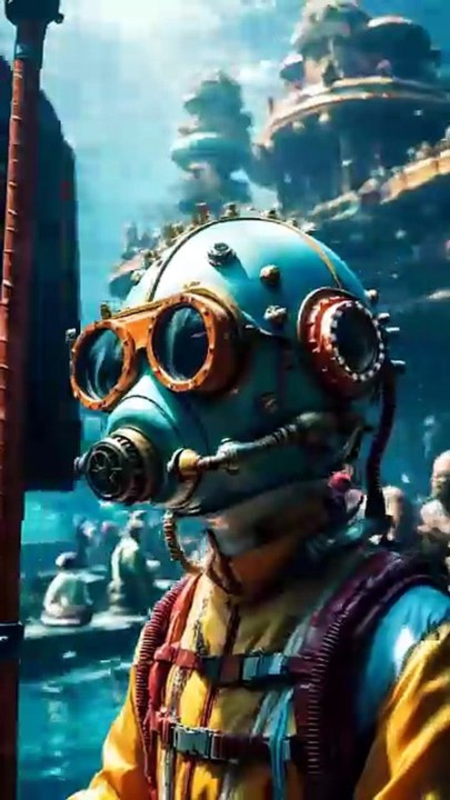 A Ferris Wheel was hidden beneath the ocean? 🌊🎡 Dive into this breathtaking underwater fantasy and enjoy the relaxing cinematic visuals.#Underwater #FerrisWheel #Fantasy #AIArt #Cinematic #Ocean #Dreamscape #VisualArt #Relaxing #Satisfying #DigitalArt #