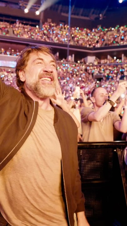 Bardem baila 'Dai Dai' en el concierto de Shakira